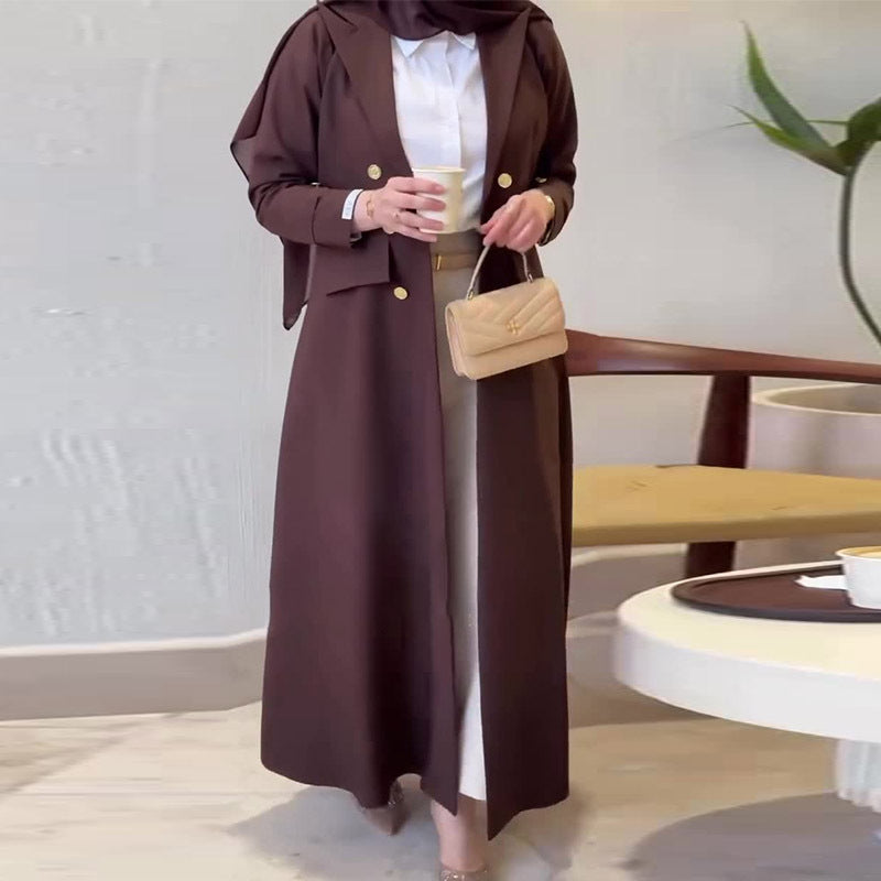 New Designer Model Comfortable Mid-length Women's Trench Coat