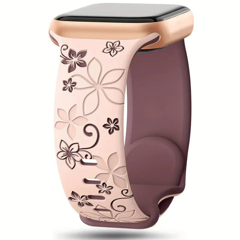 Two-tone Silicone Strap Bauhinia