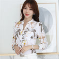 Women's Korean-style Long-sleeved Chiffon Shirt