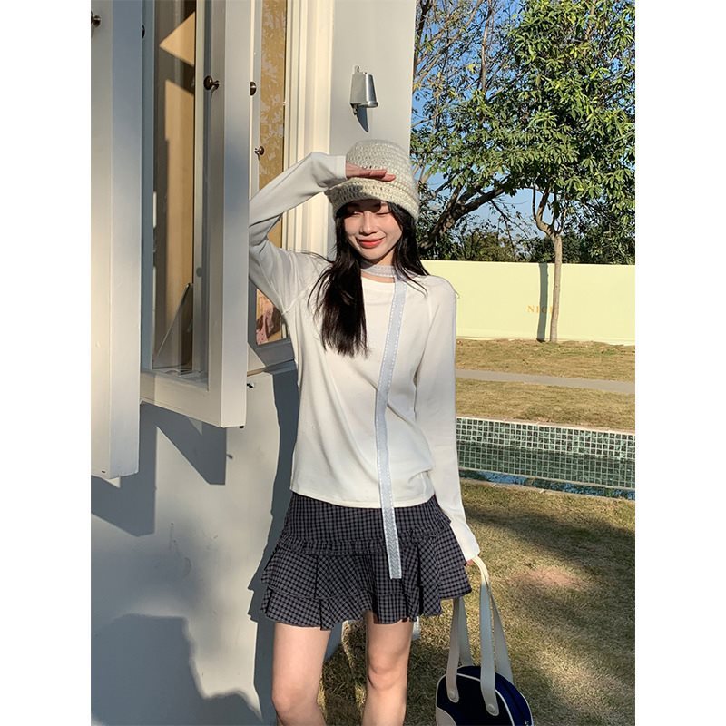 Women's Solid Color Simple Casual Versatile Top