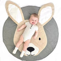 Kangaroo Animal Blanket Cartoon Cotton Children Crawling Mat
