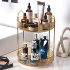 Bathroom Cosmetics Rotating Storage Rack Desktop box