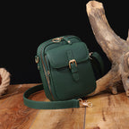 Unisex Vintage Large Capacity Messenger Bag Storage Bag  With 10 Card Inserts Casual Backpack Women's Bag Retro Backpack Large Capacity Travel