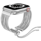 Suitable For IwatchS9 Tassel Metal Chain Strap Stainless Steel Wristband