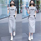 Western Style Youthful-looking Fashionable Small Fashion Skirt Two-piece Set